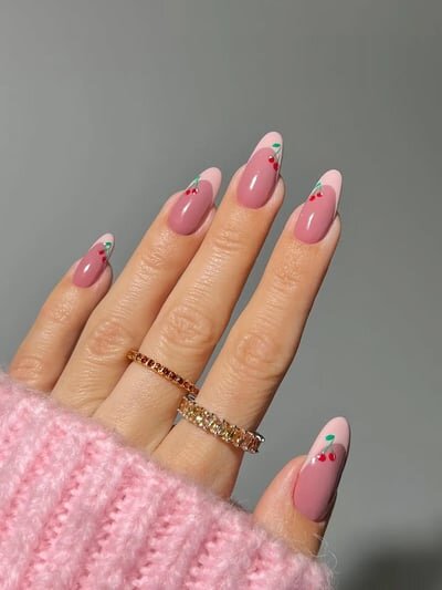 unghie ciliegie primavera